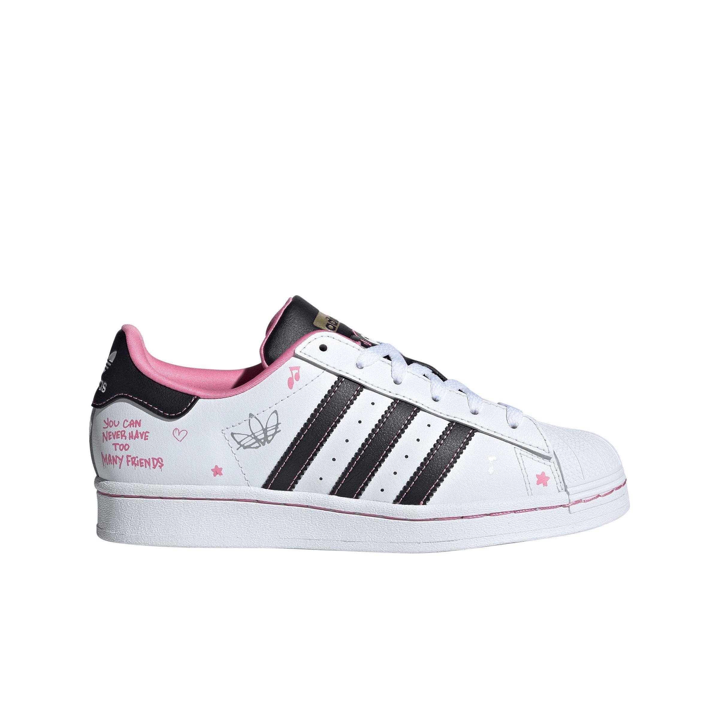 Adidas superstar pink outlet grade school